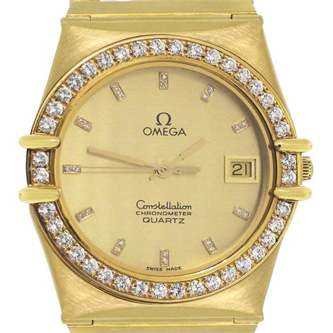 diamond omega watch|omega constellation watch with diamonds.